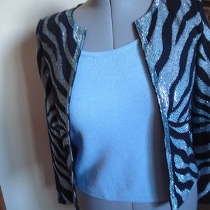 St John jacket with sleeveless top